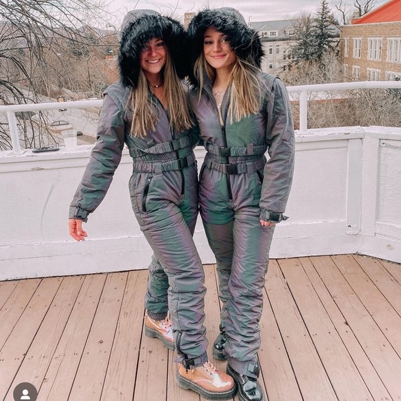 Dolls Kill Pants - Dolls Kill Club Exx Reflective Snowsuit